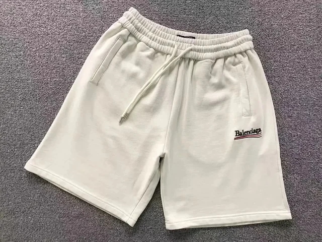 Balenciaga Shorts Embroidered logo drawstring product detail image 2