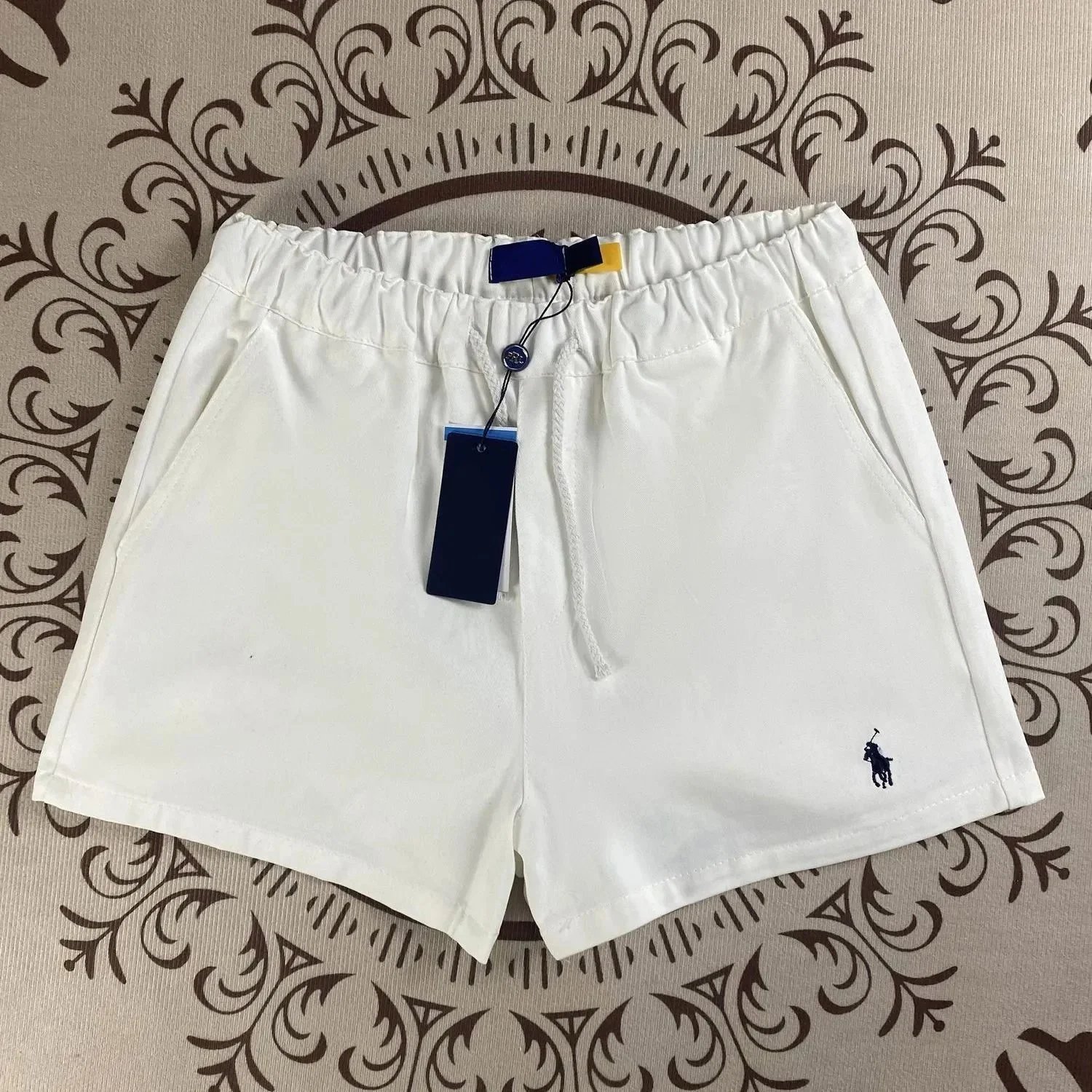 Polo Ralph Lauren Shorts Pony-Embroidered Elastic-Waist — 28
