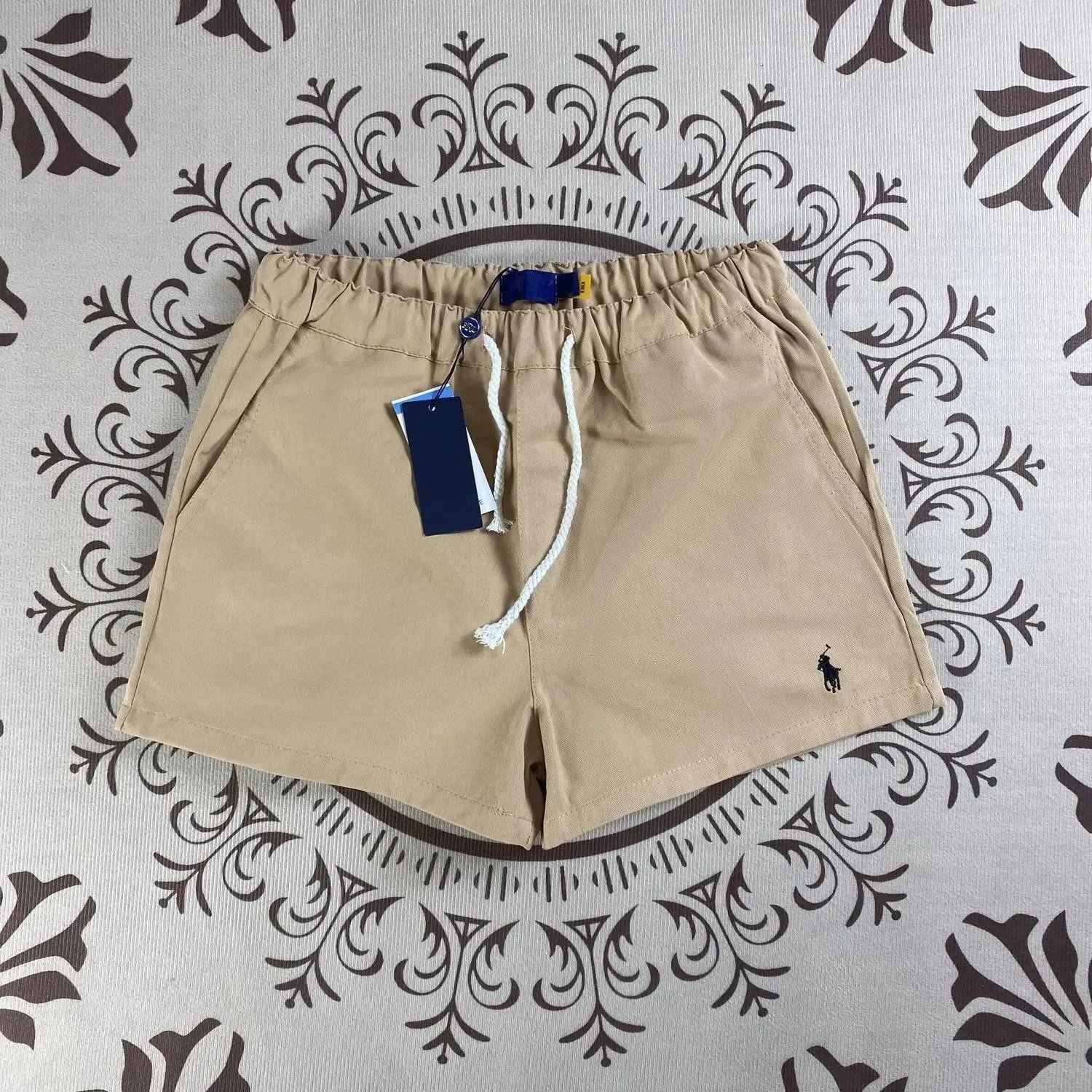 Polo Ralph Lauren Shorts Pony-Embroidered Elastic-Waist — 26