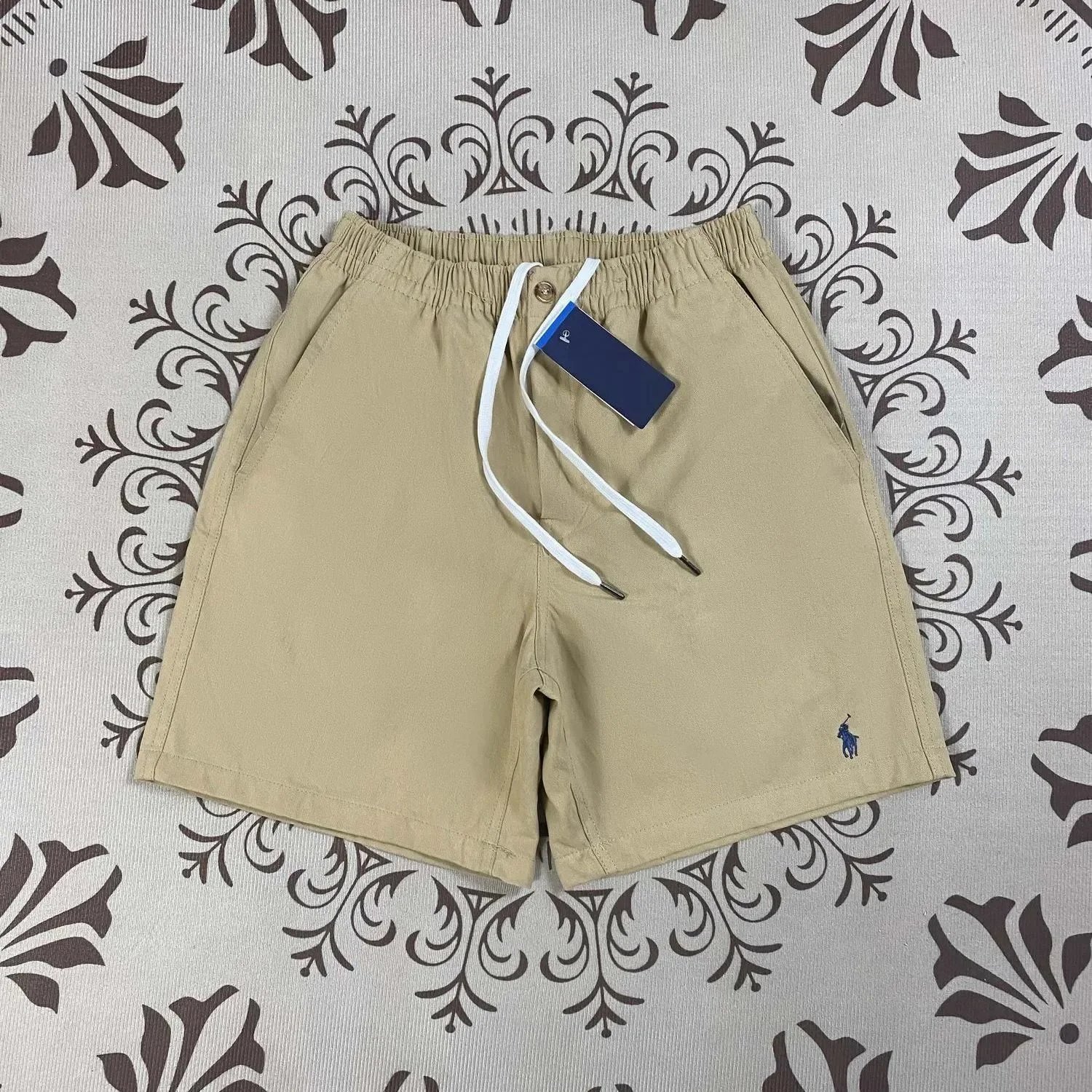Polo Ralph Lauren Shorts Pony-Embroidered Elastic-Waist — 30