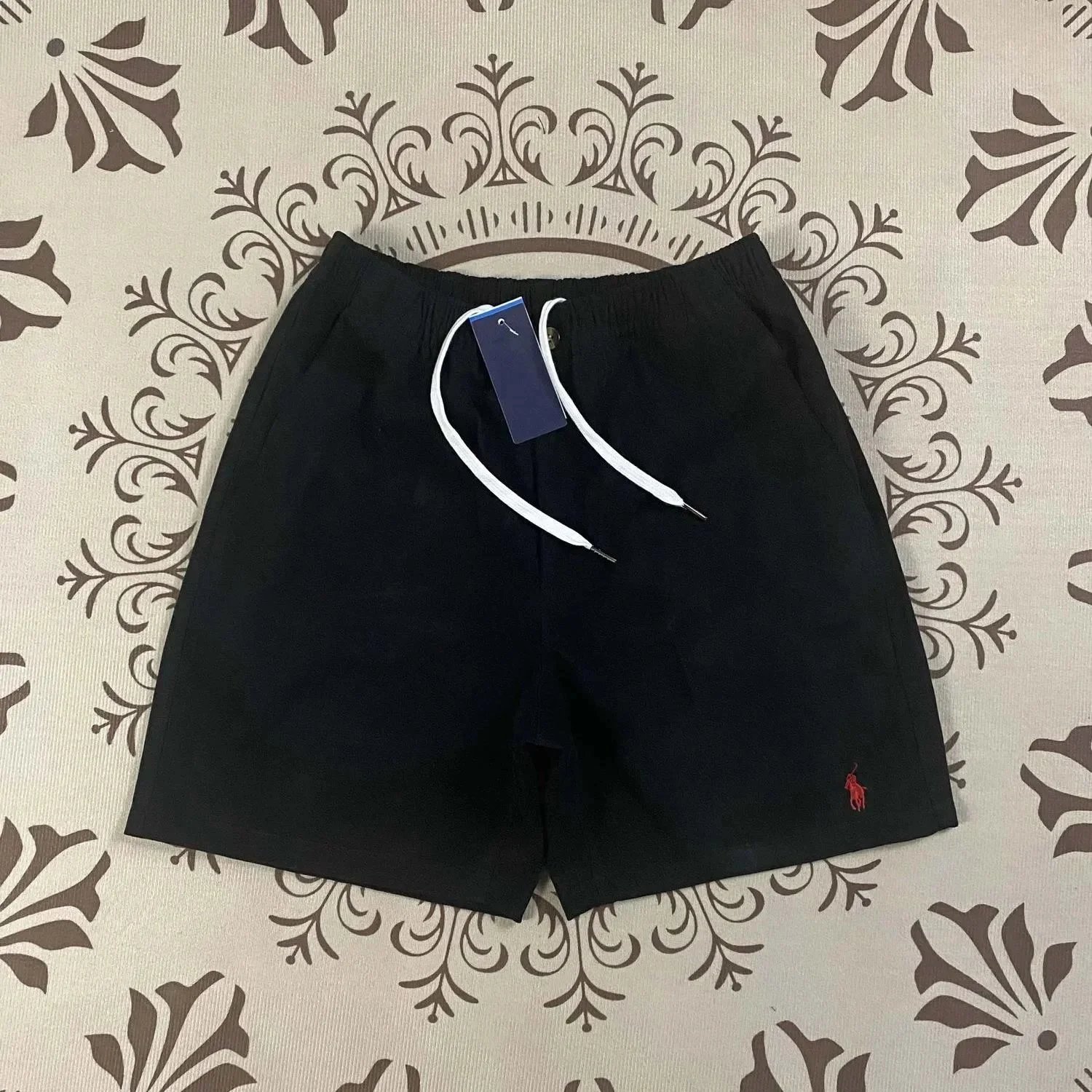 Polo Ralph Lauren Shorts Pony-Embroidered Elastic-Waist — 32