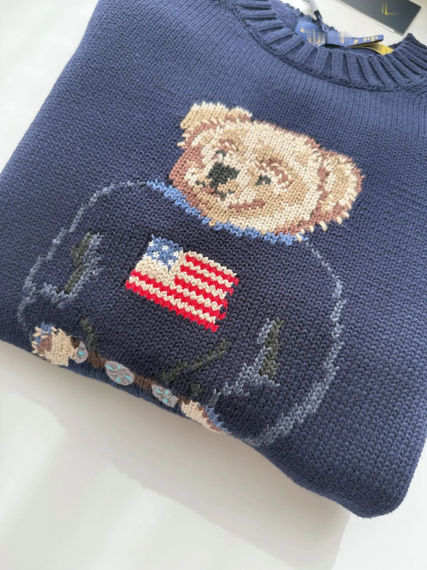 Polo Ralph Lauren Bear Sweater White - 5