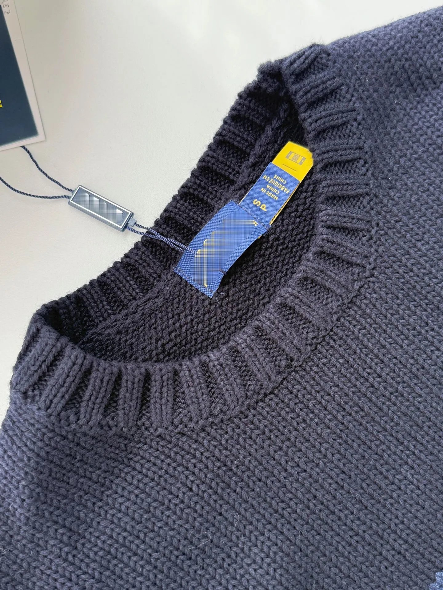 Polo Ralph Lauren American Flag Knit Sweater Navy - 8