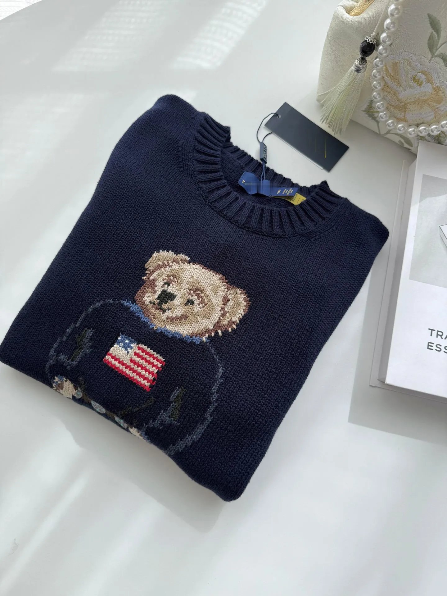 Polo Ralph Lauren Bear Sweater White - 8