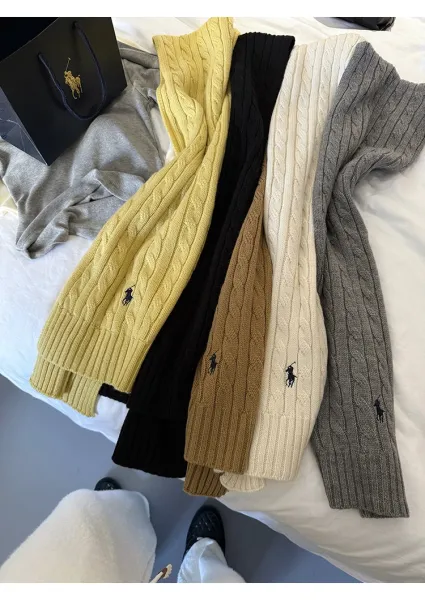 Ralph Lauren Cable Knit Scarf Assorted Colors Scarves - 9