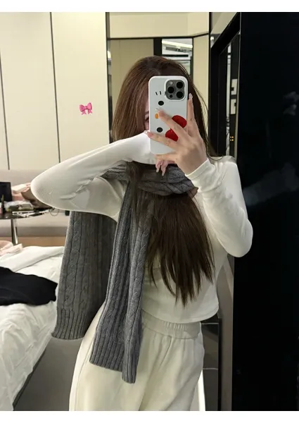Ralph Lauren Cable Knit Scarf Assorted Colors Scarves - 16