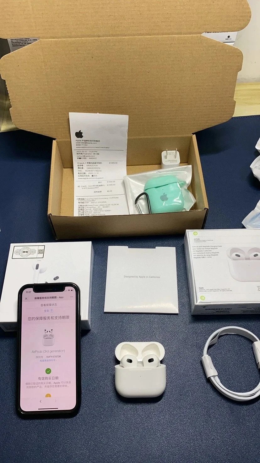 4th Generation Airpods 3 Premium Version (ANC Noise Cancellation, Chip, Wireless Charging, Original Quality)