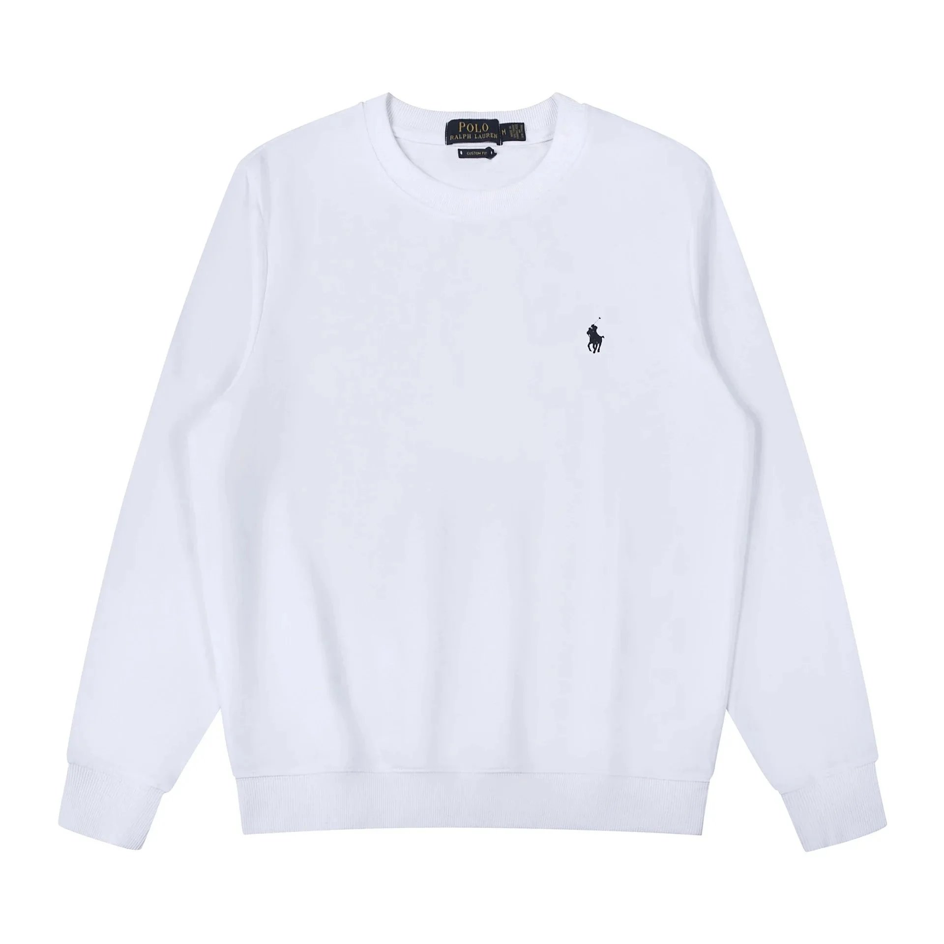 Round Neck White Black Label
