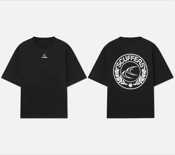 Design Scuffers Logo Tee Black T-Shirt T-Shirts - 1