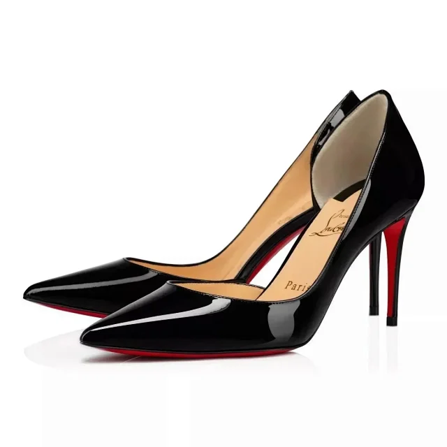 Christian Louboutin High Heels Pointed-Toe Stiletto Pumps with Red Soles product detail image 2