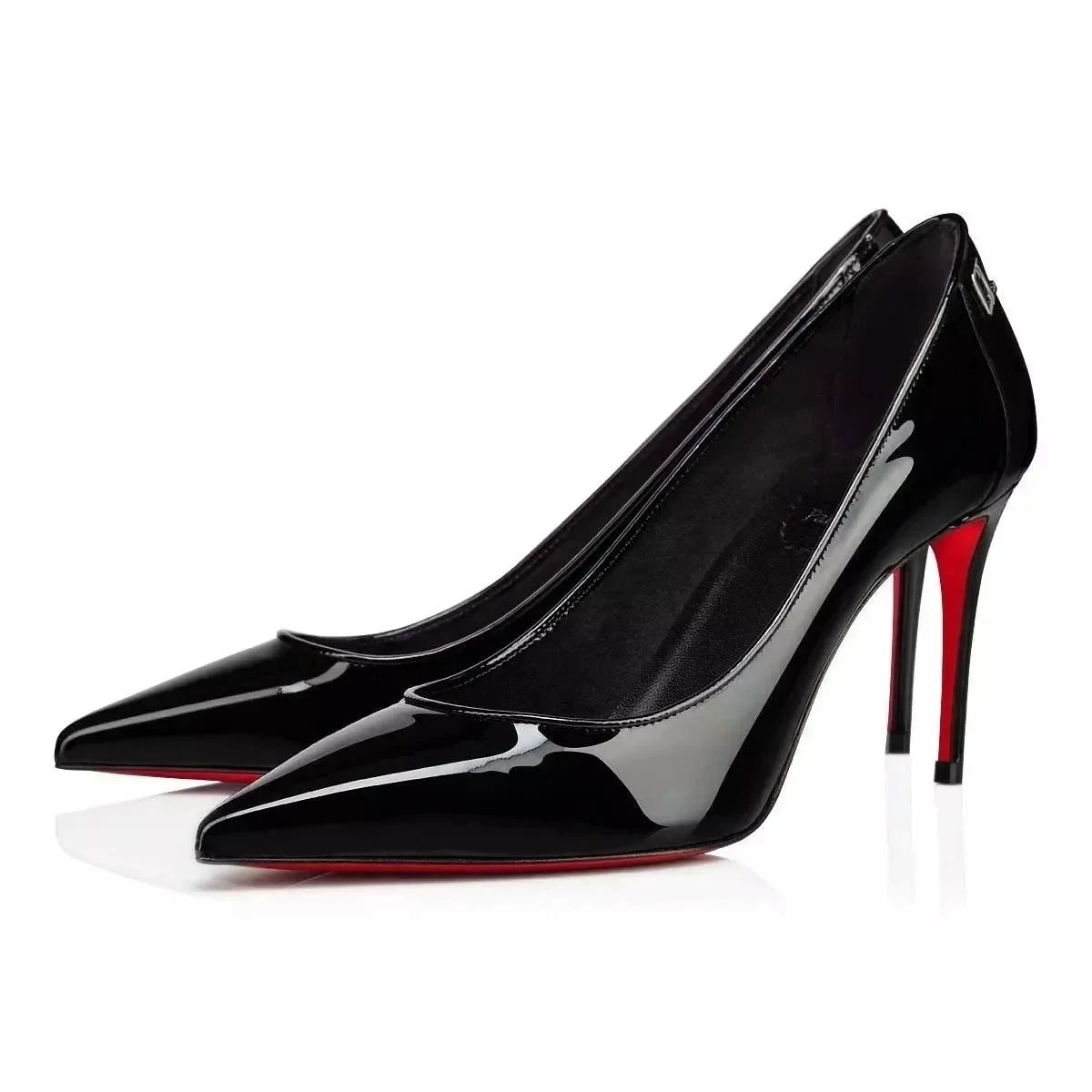 Christian Louboutin High Heels Pointed-Toe Stiletto Pumps with Red Soles image 10
