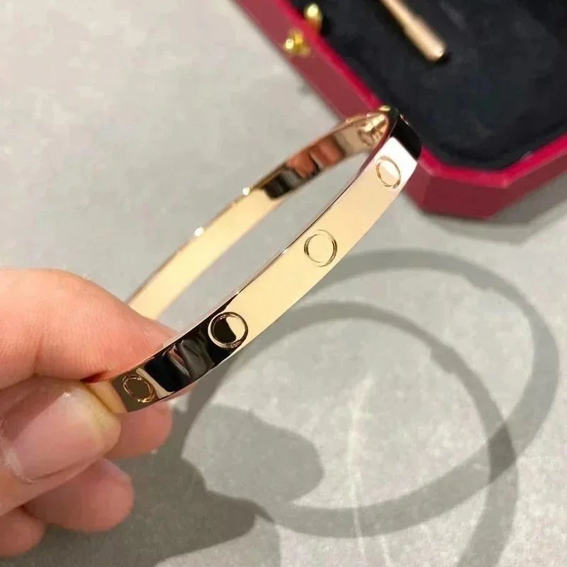 Cartier Love Bracelets — Silver and Rose Gold product photo 3