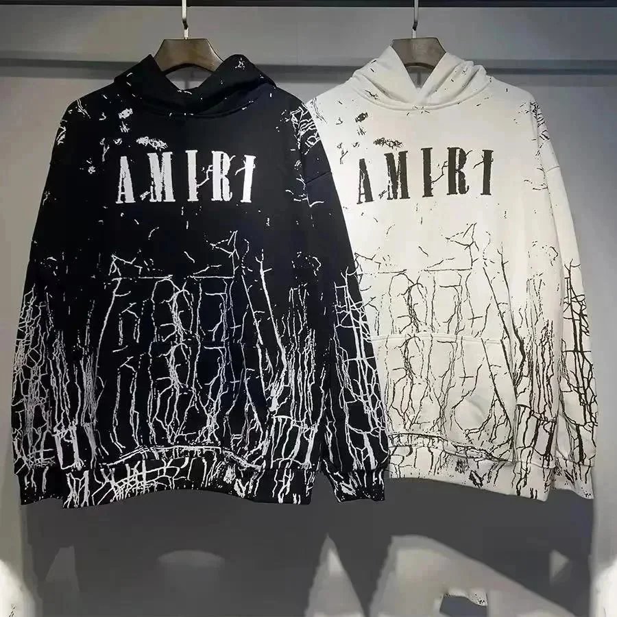 Amiri Drip Logo Hoodie White - 8