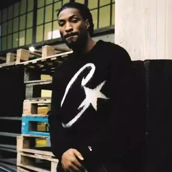 Corteiz C Star Mohair Knit Sweater