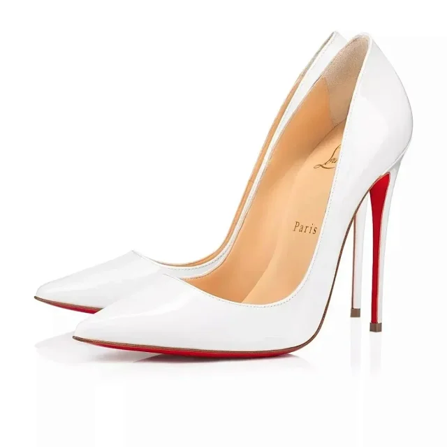 Christian Louboutin High Heels Pointed-Toe Stiletto Pumps with Red Soles product detail image 7