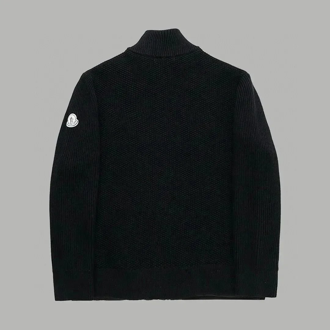 Moncler Hybrid Knit-Panel Down Jacket Beige Outerwear - 3