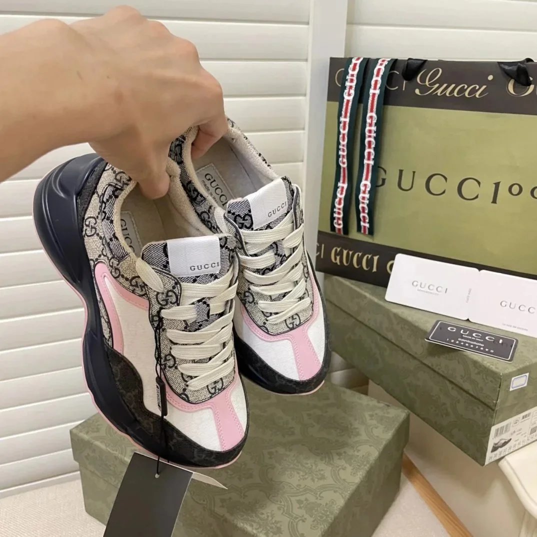 Gucci Sneakers GG monogram chunky-soled image 3
