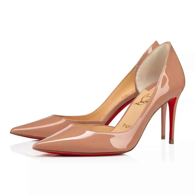 Christian Louboutin High Heels Pointed-Toe Stiletto Pumps with Red Soles product detail image 3
