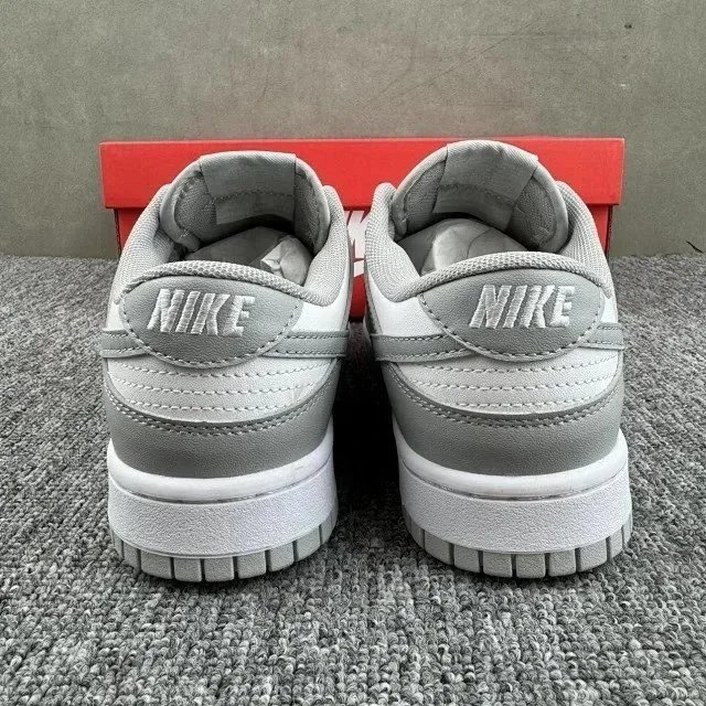 Nike Dunk Low Burgundy and White Sneakers - 4