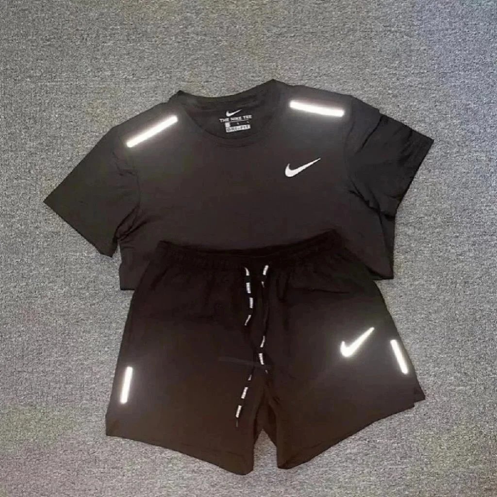 Nike Reflective Running Set Blue/Black Activewear - 6