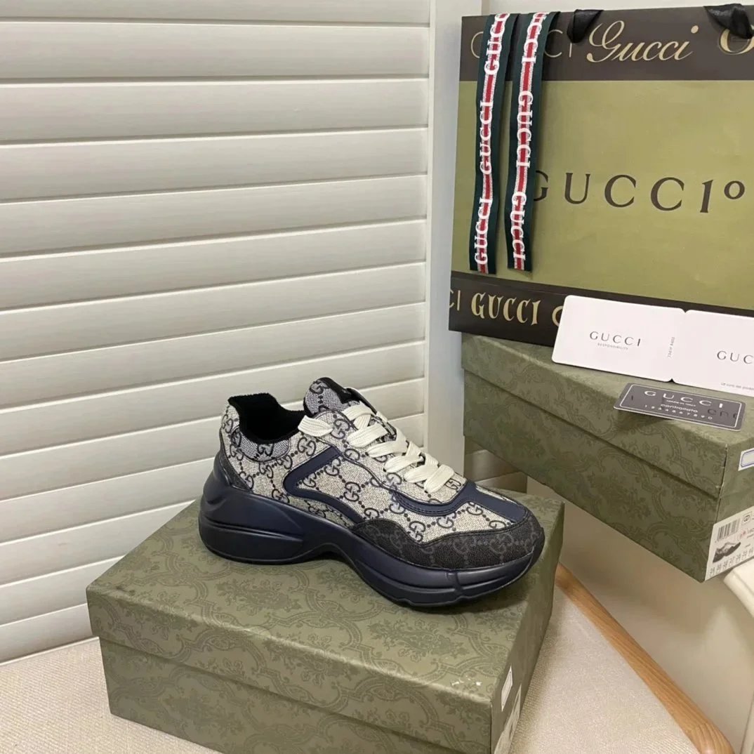 Gucci Rhyton GG Supreme Multicolor Chunky Sneakers - 11