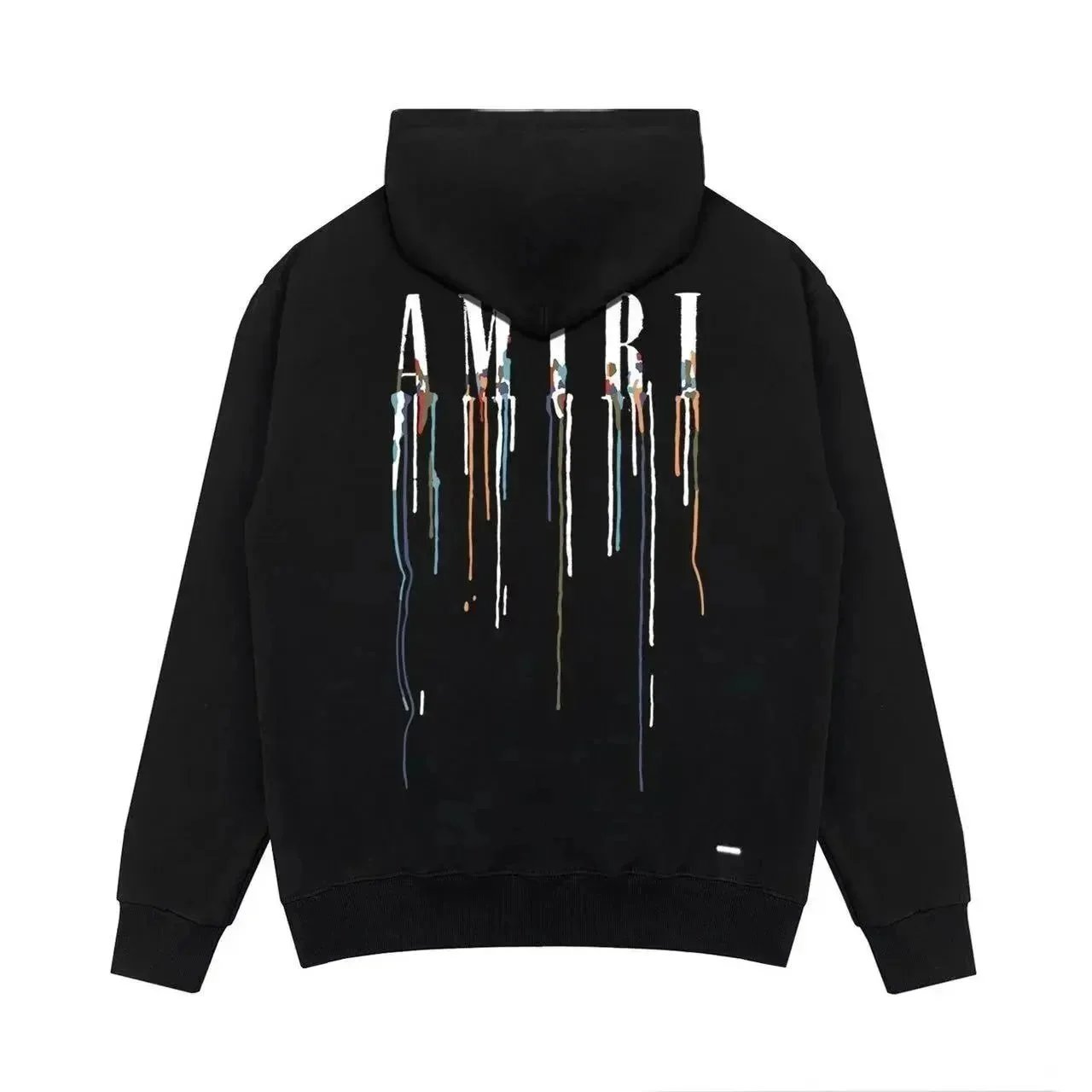 Amiri Drip Logo Hoodie White - 4
