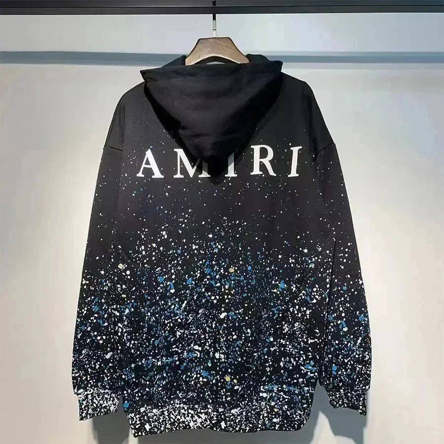 Amiri Drip Logo Hoodie White - 10