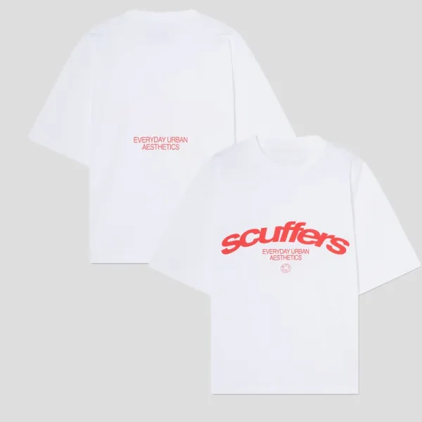 Design Scuffers Everyday Urban Aesthetics White T-Shirt T-Shirts - 3