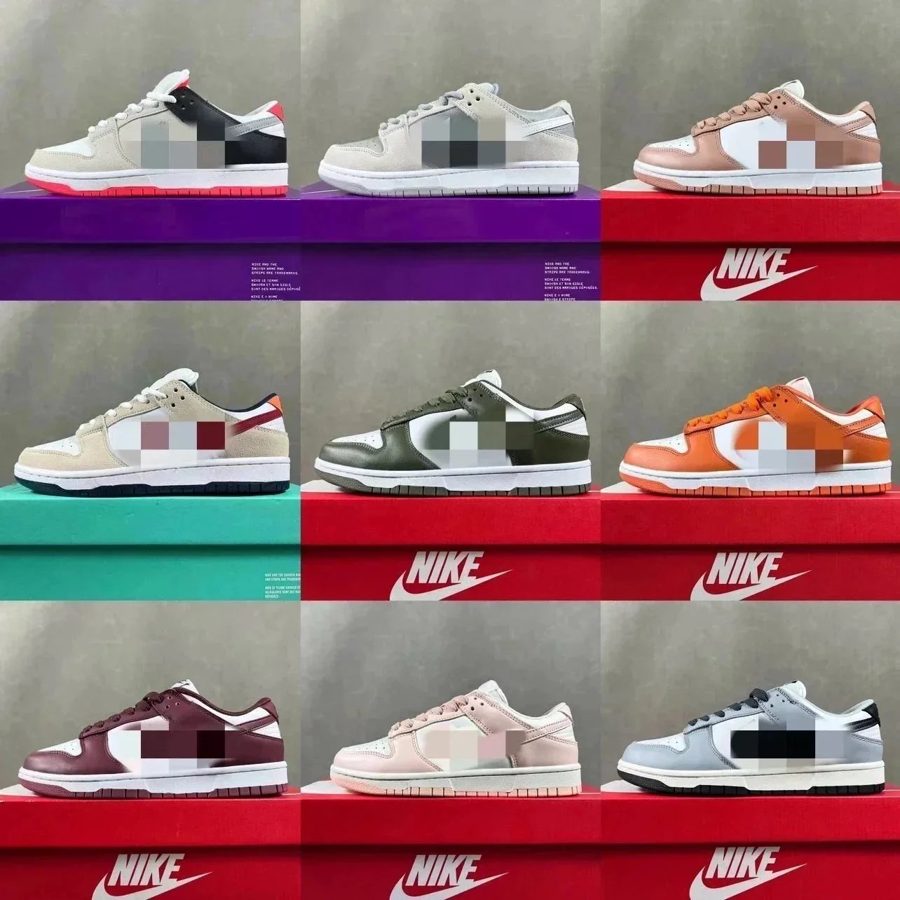 Nike Dunk Low Multi-Colorway Sneakers