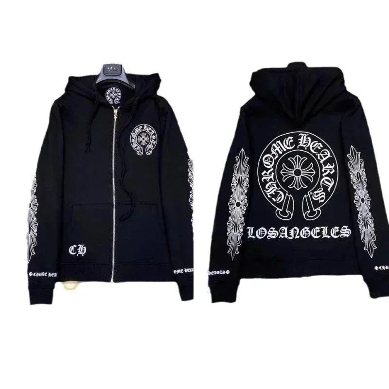 Chrome Hearts Los Angeles Hoodie Black - 8