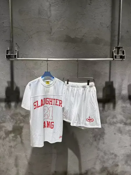 Alexander Wang Slaughter 21 Mesh Jersey Set White - 1