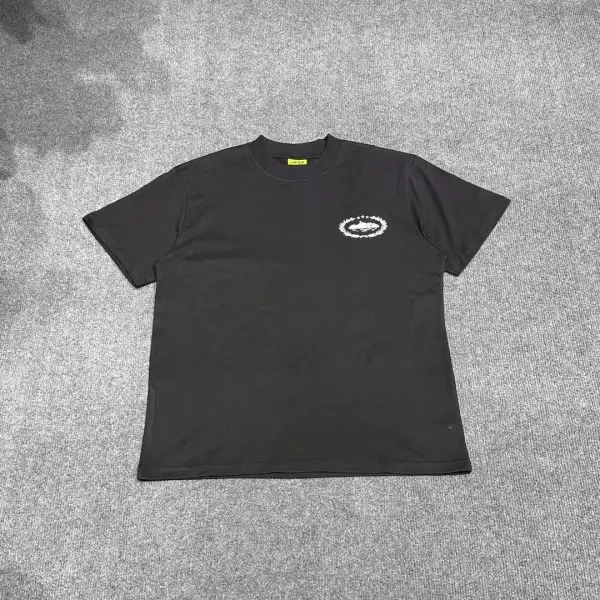 Design Minimalist Logo Tee Black T-Shirt - 1