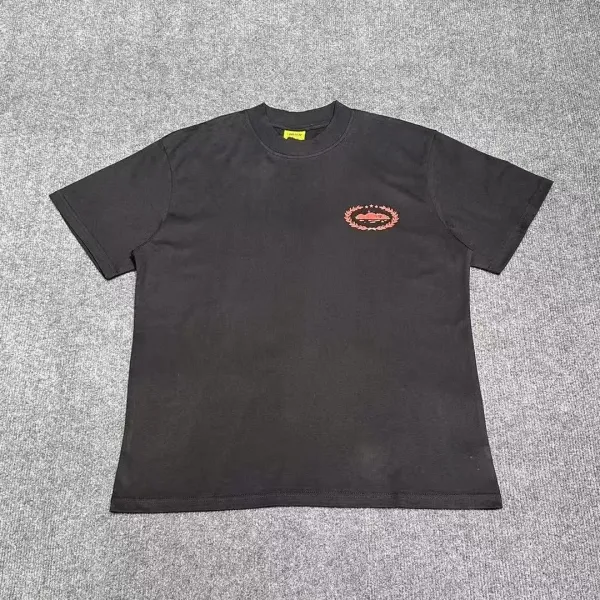 Design Minimalist Logo Tee Black T-Shirt - 1