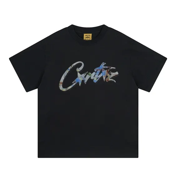 Corteiz Script Print Black T-Shirt - 1