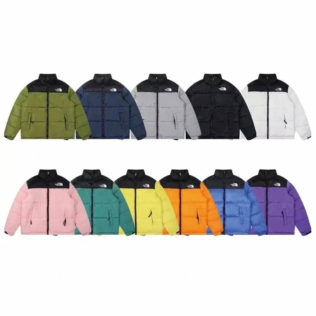 The North Face Classic Two-Tone Stand Collar Puffer Jacket Ten Color Collection