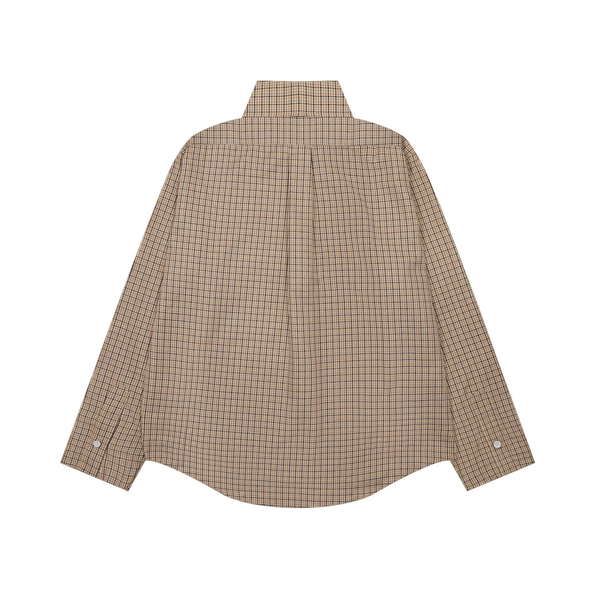 Miu Miu Blue White Checkered Button-Down Shirt
