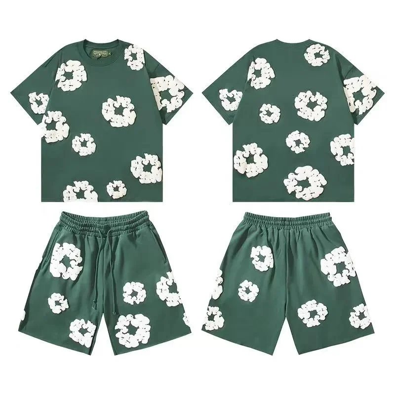 Denim Tears Cotton Wreath Set 2-Piece Green
