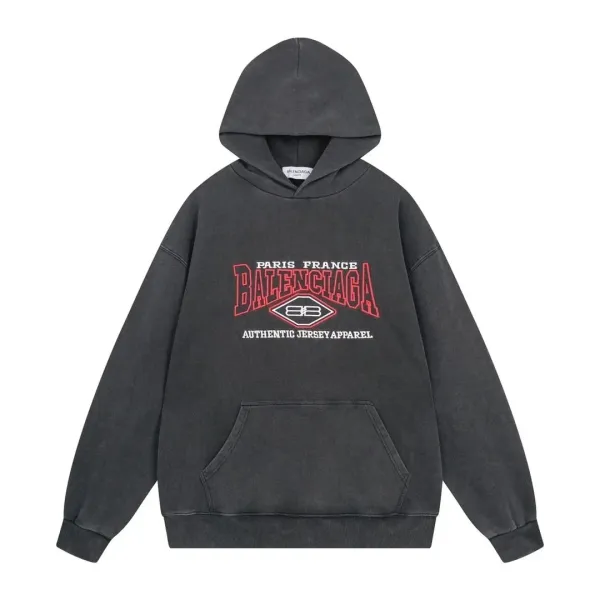 Balenciaga x Adidas Hoodie Black - 25