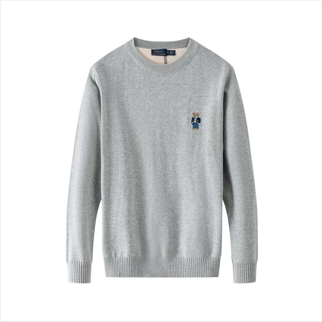 Polo Ralph Lauren Knitwear Quarter-Zip Knit Sweater with Bear Embroidery product detail image 26