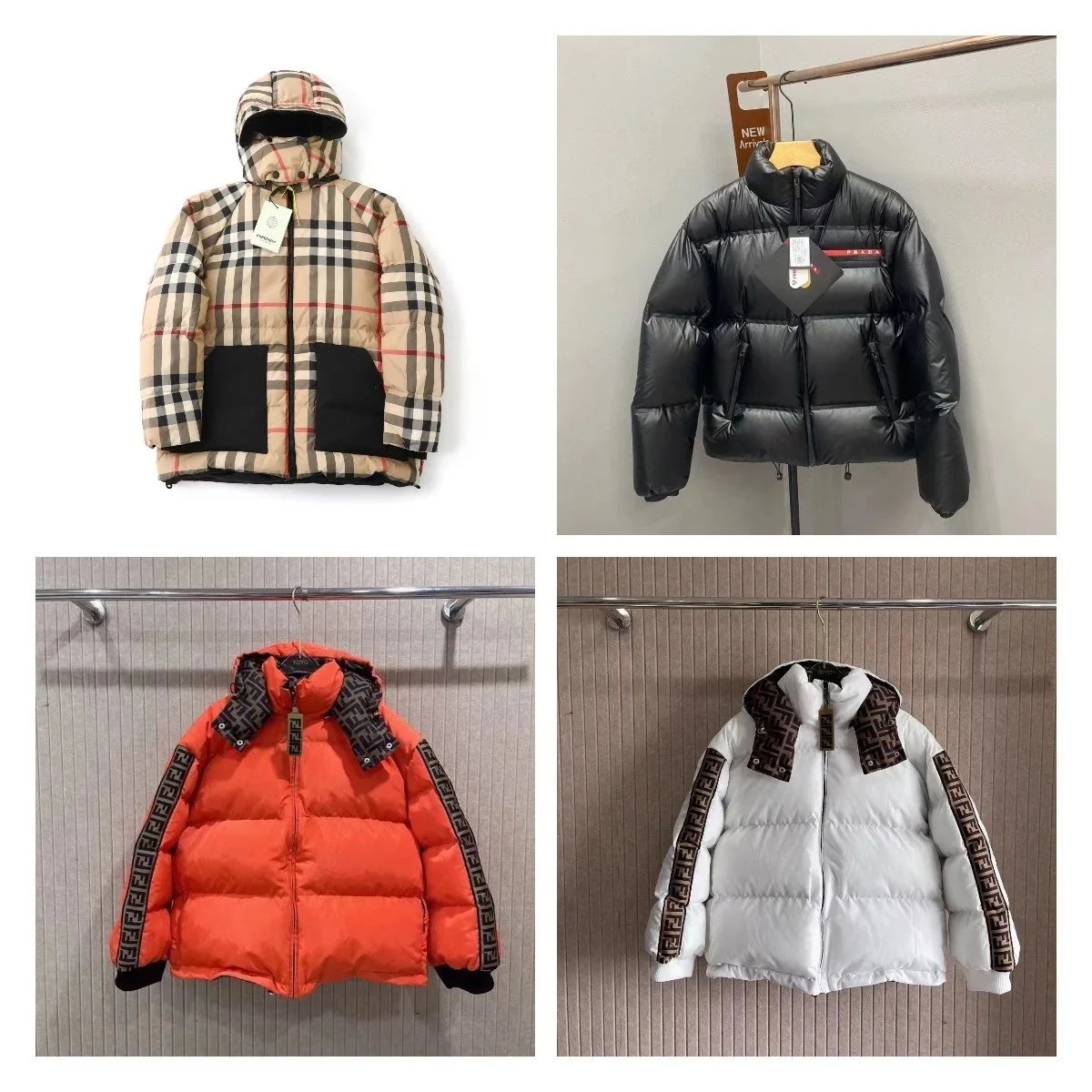 冬季时尚宽松百搭羽绒服 004YHH