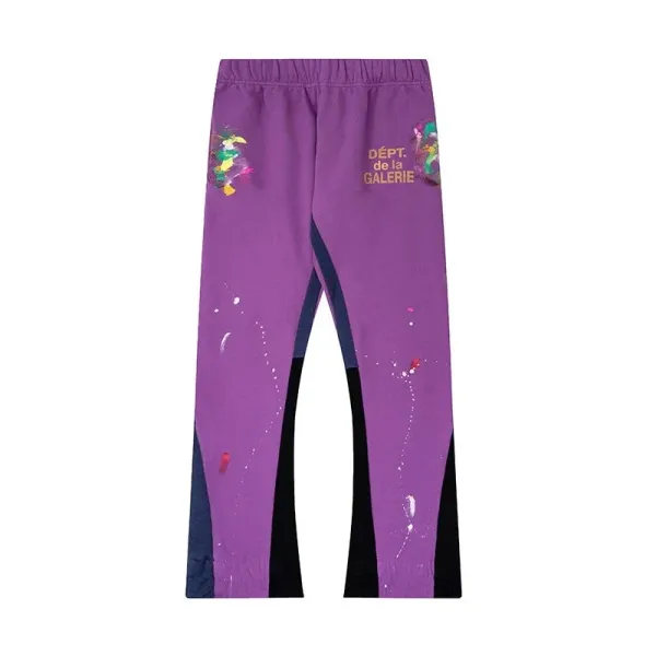DEPT. Paint Splatter Sweatpants Gray - 19