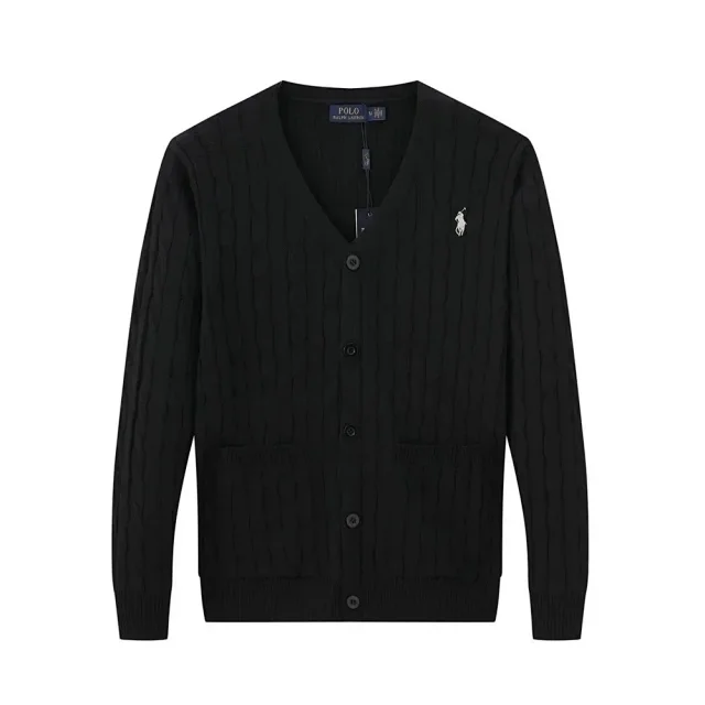 Ralph Lauren Knitwear Embroidered Pony Quarter-Zip Knit Sweater product detail image 32