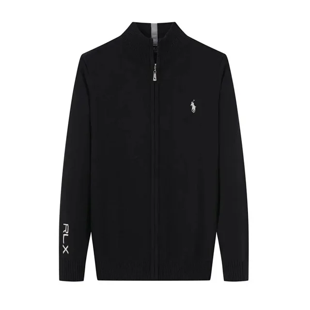 Ralph Lauren Knitwear Embroidered Pony Quarter-Zip Knit Sweater product detail image 36