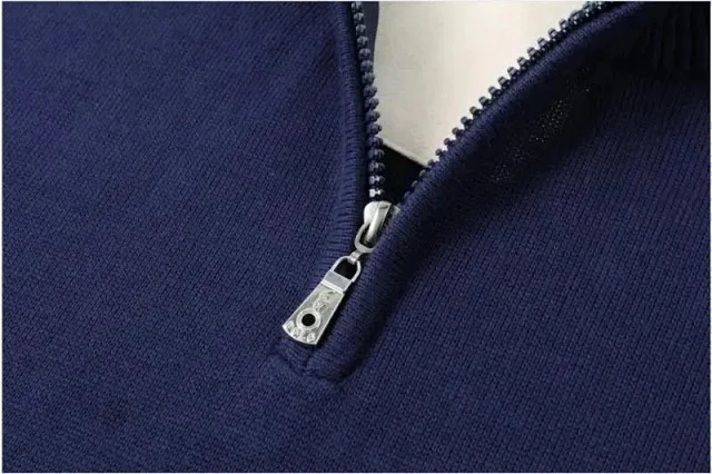 Polo Ralph Lauren Knitwear Quarter-Zip Knit Sweater with Bear Embroidery product detail image 12