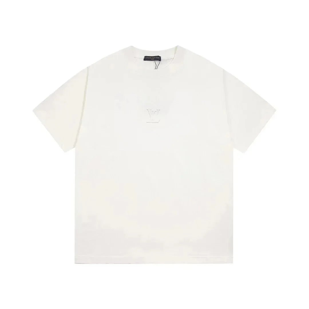 Louis Vuitton T-Shirts Short-Sleeve Graphic Logo Print — 9