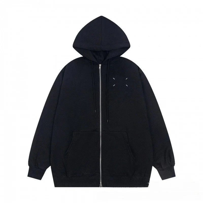 hA. Logo Print Oversized Hoodie Black - 6