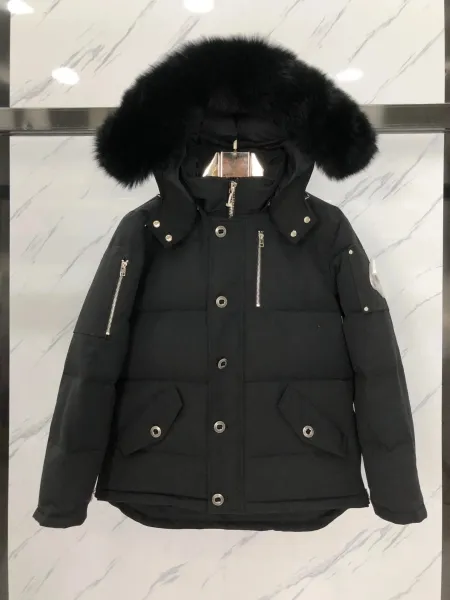 Moncler Maya Down Jacket White with Fur Trim - 20