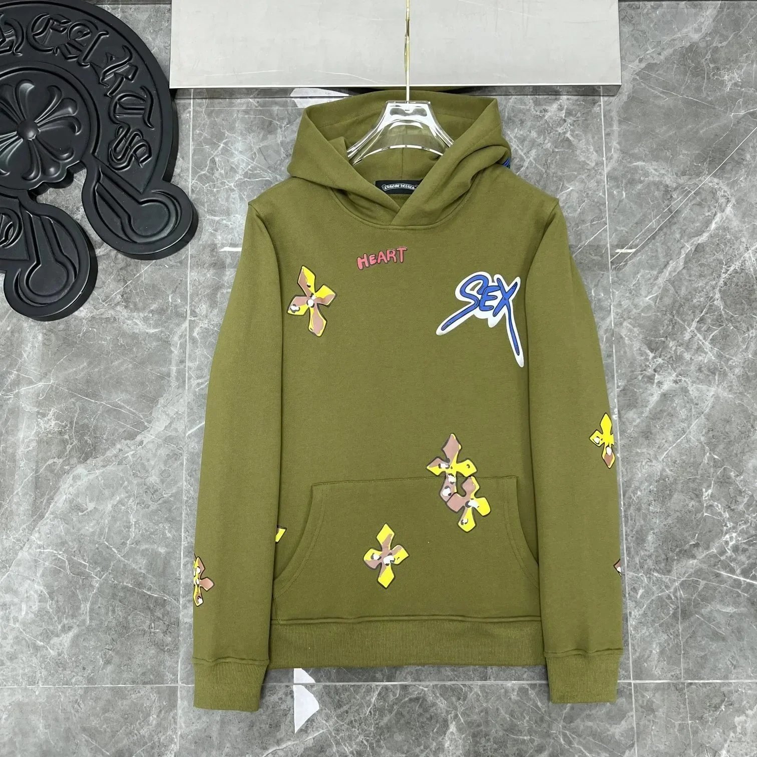Chrome Hearts Hoodies & Sweatshirts Graphic Cross Pullover Hoodie — CH-24
