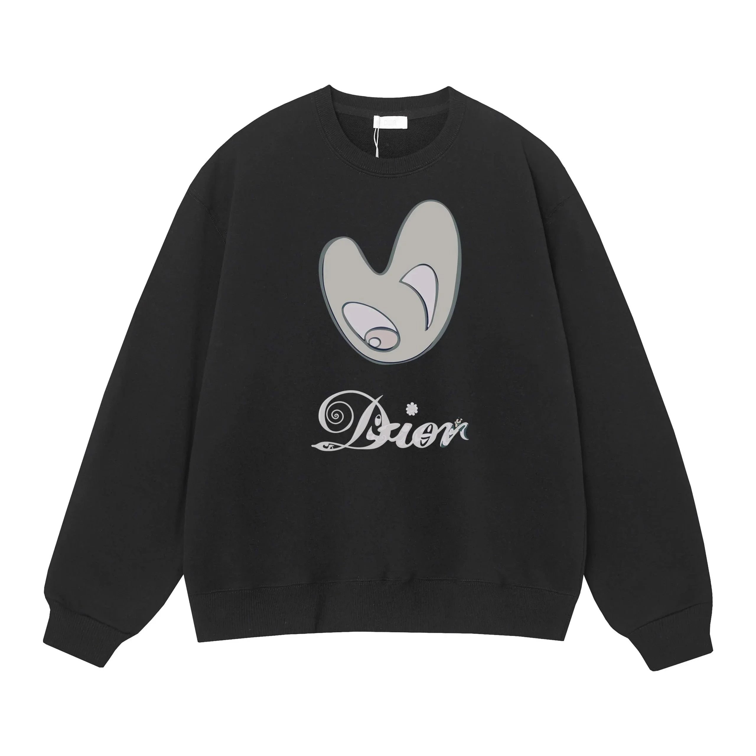 Dior Hoodies & Sweatshirts Graphic-Print Crewneck Sweatshirt — 23