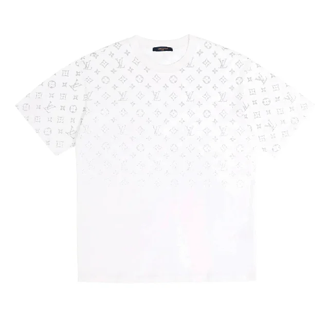 Louis Vuitton T-Shirts Short-Sleeve Graphic Logo Print product detail image 32